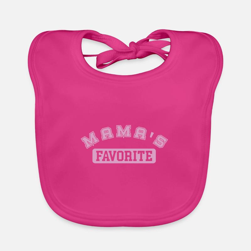 Le rose préféré de maman Bavoir bio Bébé