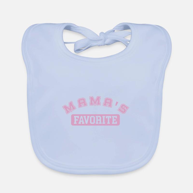 Mama's favorite rosa Baby Bio-Lätzchen