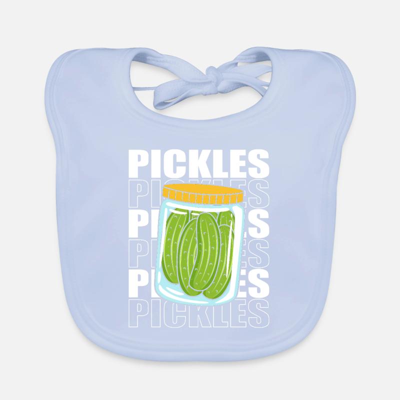 Concombre Cornichon de concombre Bavoir bio Bébé