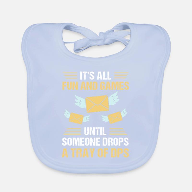 Post Postmark Postman Organic Baby Bibs