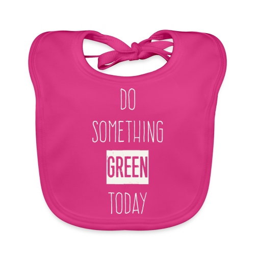 Do something green today white - Bio-slabbetje voor baby's