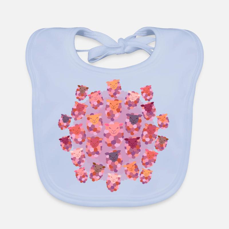 Counting Sheep Multi Organic Baby Bibs