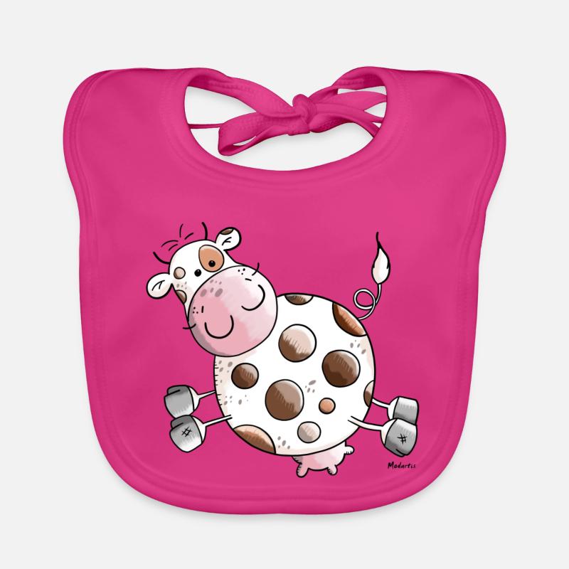 Molly Vache Bavoir bio Bébé