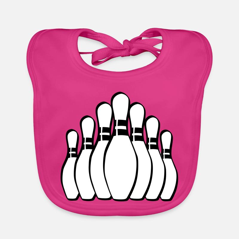 Skittles Bowling Pins Skittles Organic Baby Bibs