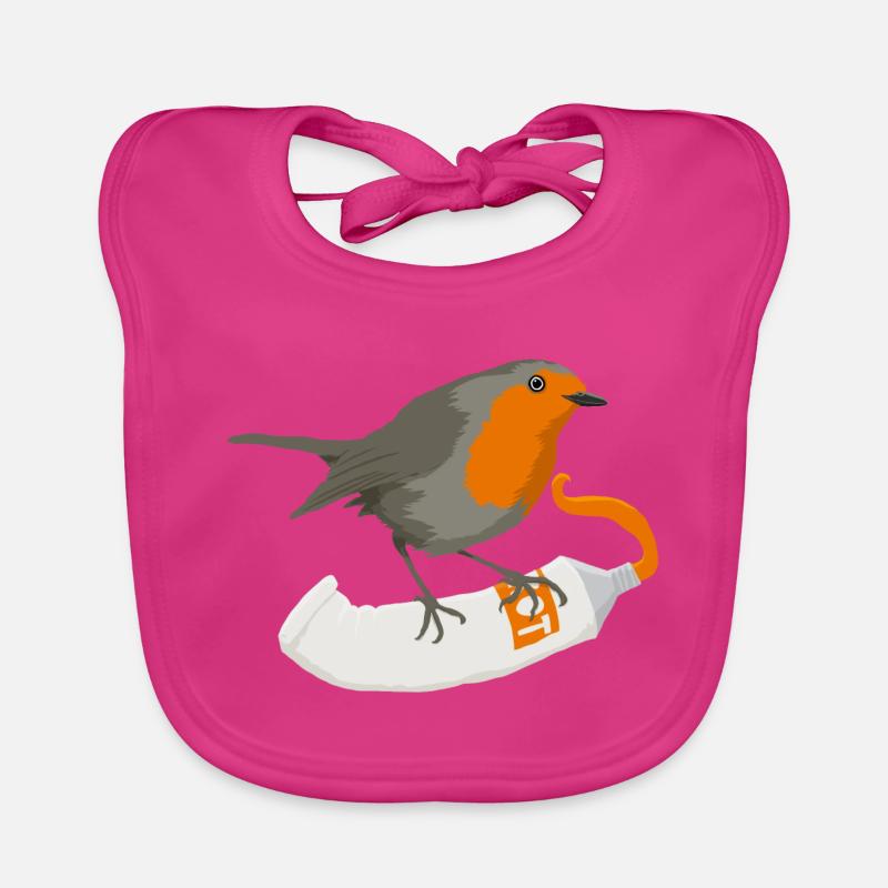 Robin Organic Baby Bibs