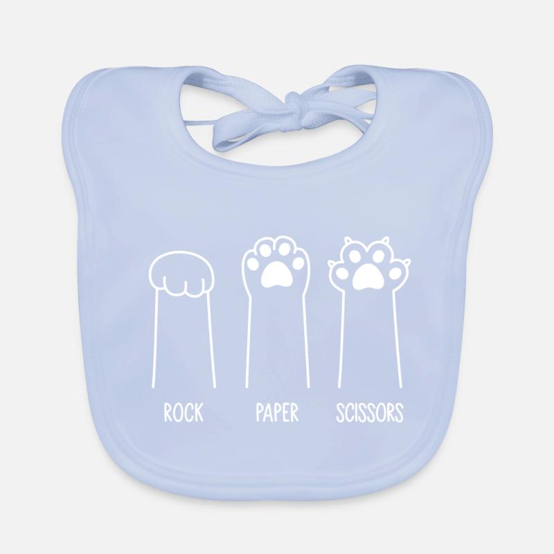Roche Papier Ciseaux Bavoir bio Bébé