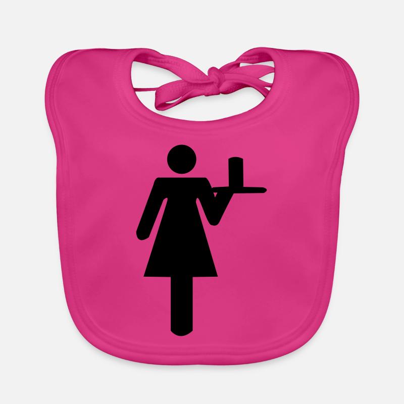 Kellnerin Baby Bio-Lätzchen