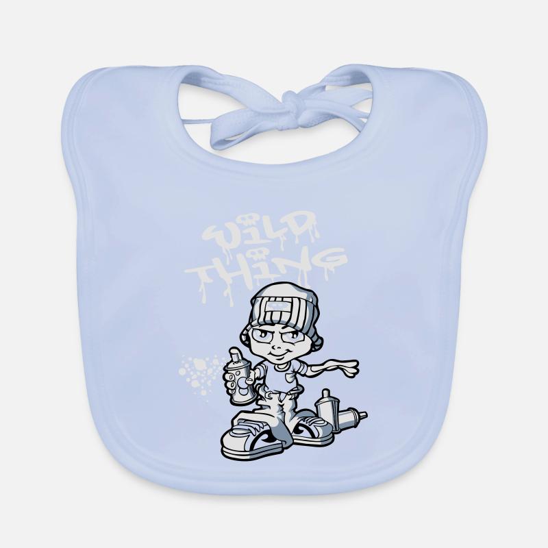 Junge Graffiti-flex Baby Bio-Lätzchen