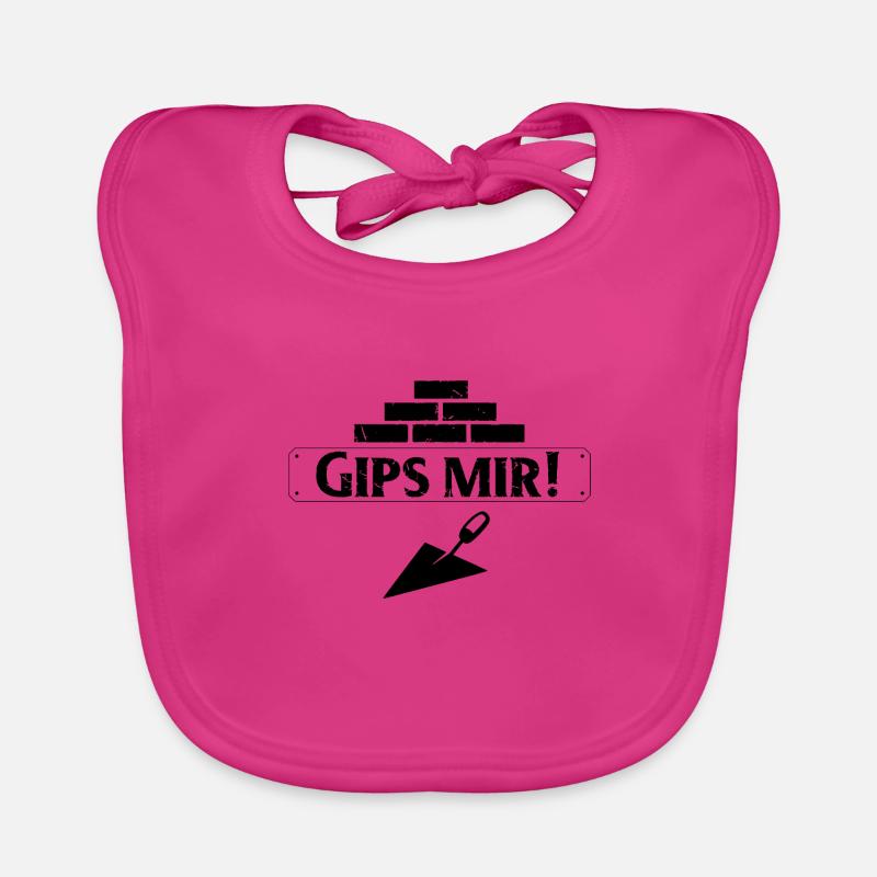 gypse me - Bavoir bio Bébé - fuchsia