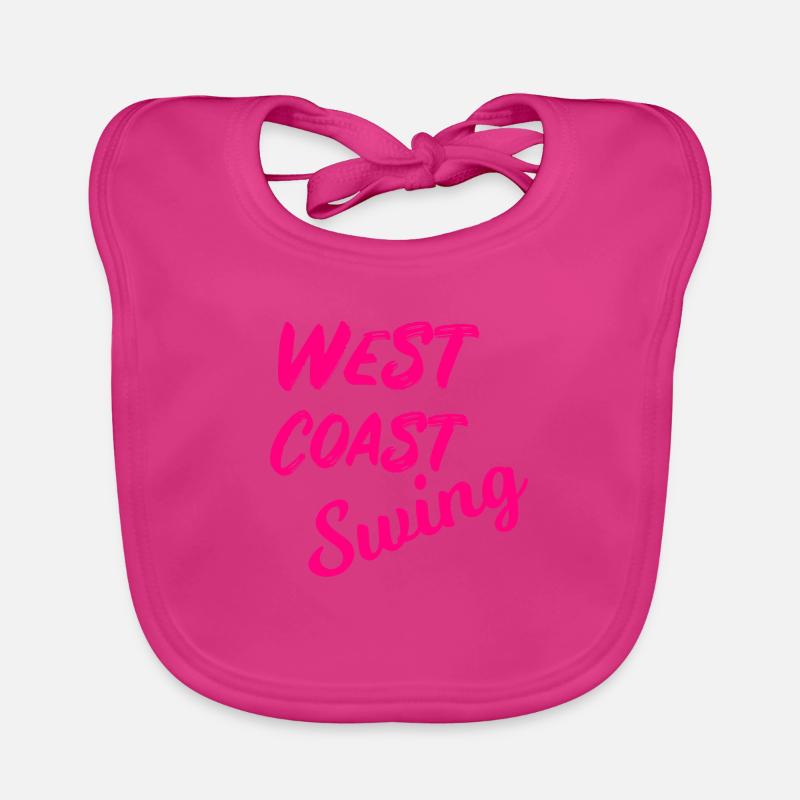 Danse West Coast Swing Pink WCS Danse Danse Bavoir bio Bébé