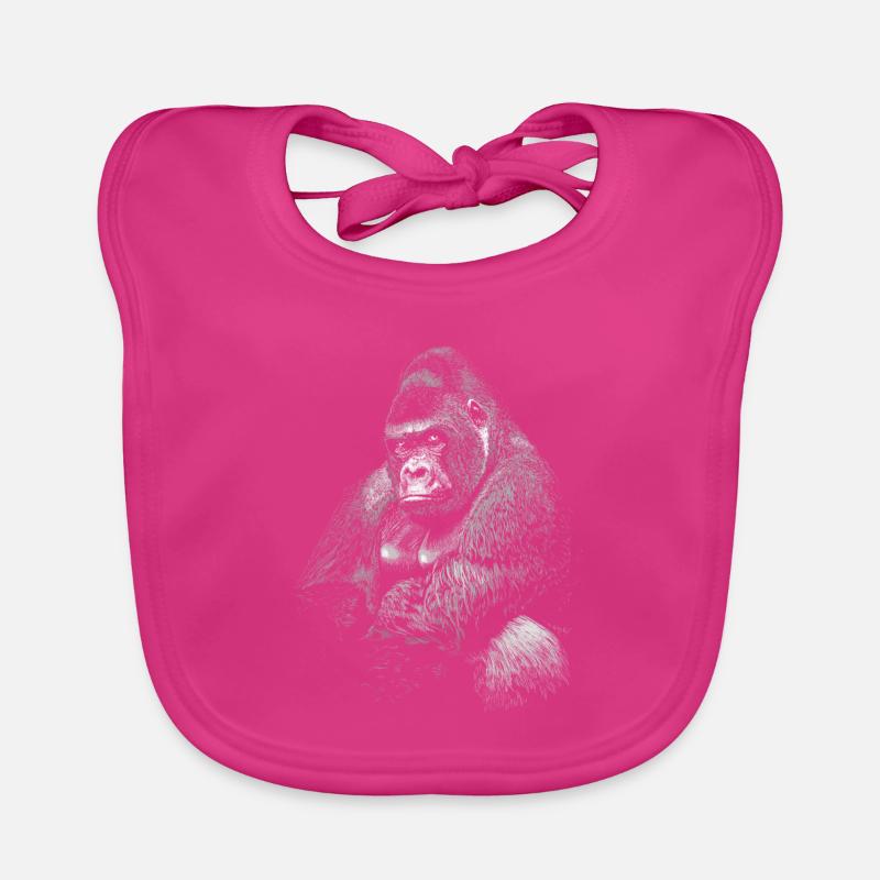 Gorilla Bavoir bio Bébé