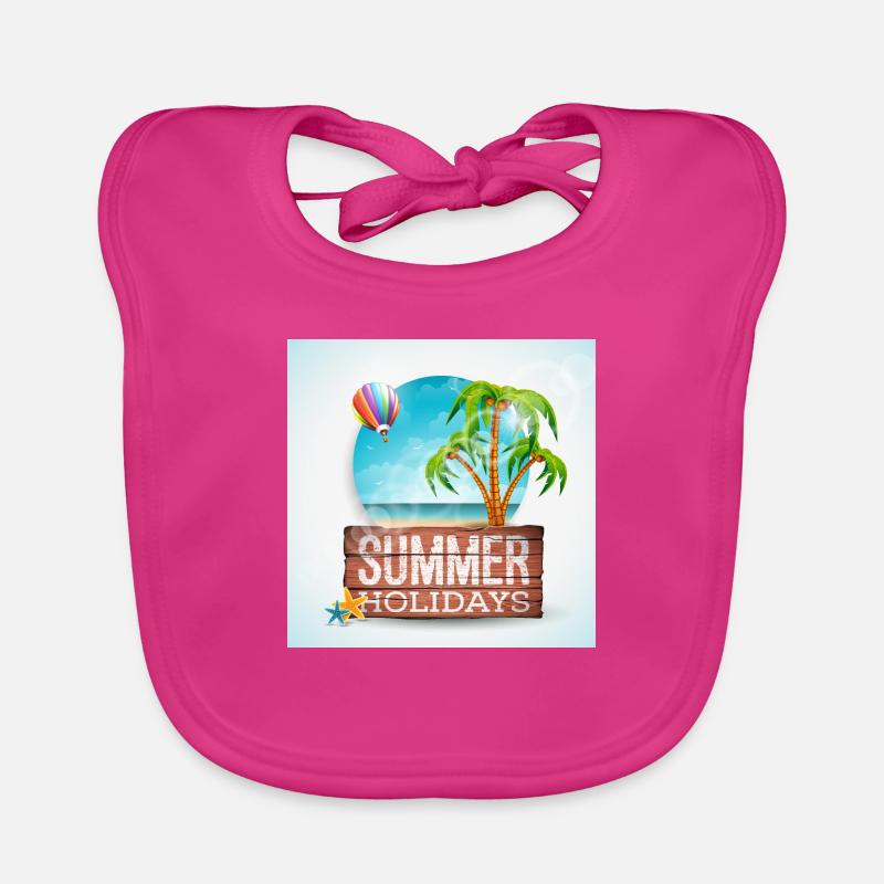 Summer Holidays Summer Vacations Holidays Organic Baby Bibs