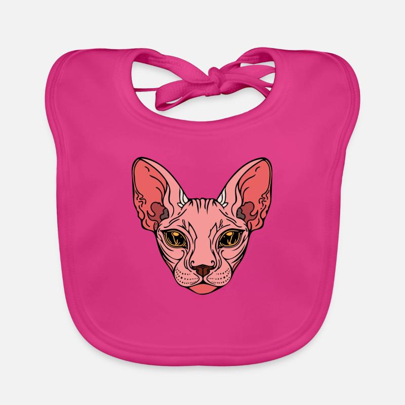 Sphinx Cat Organic Baby Bibs