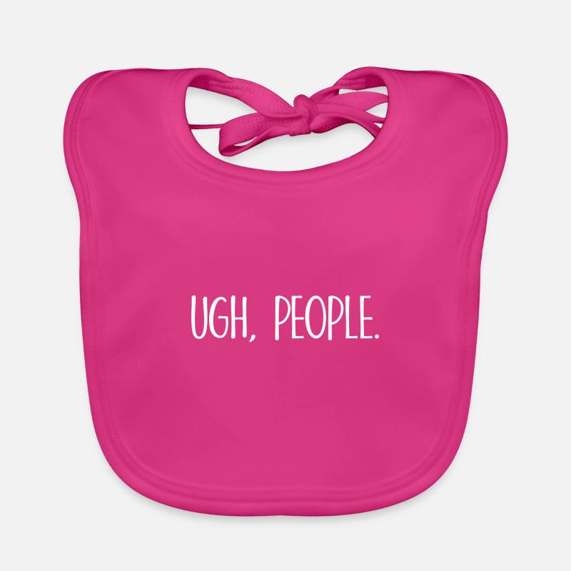 Ugh People Introvert Gift Organic Baby Bibs