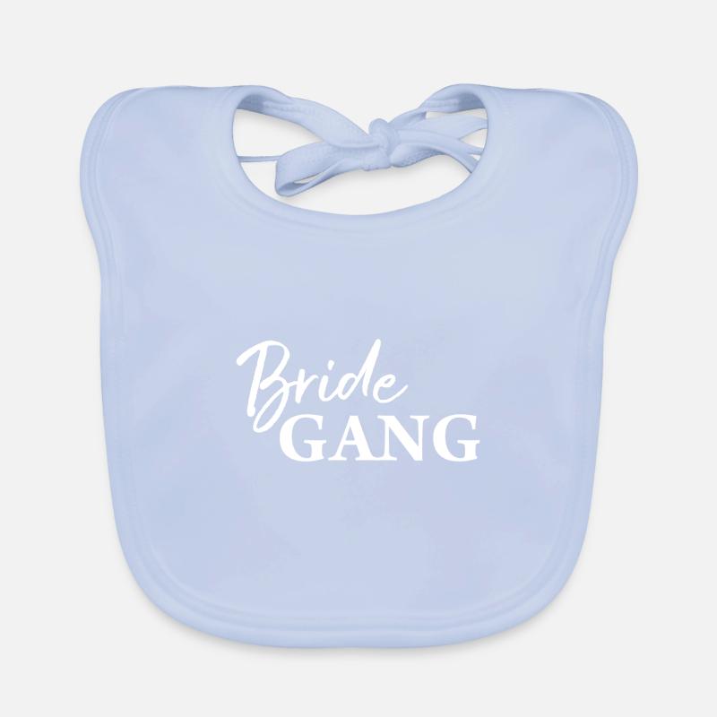 Bride Gang Wedding Gift Organic Baby Bibs
