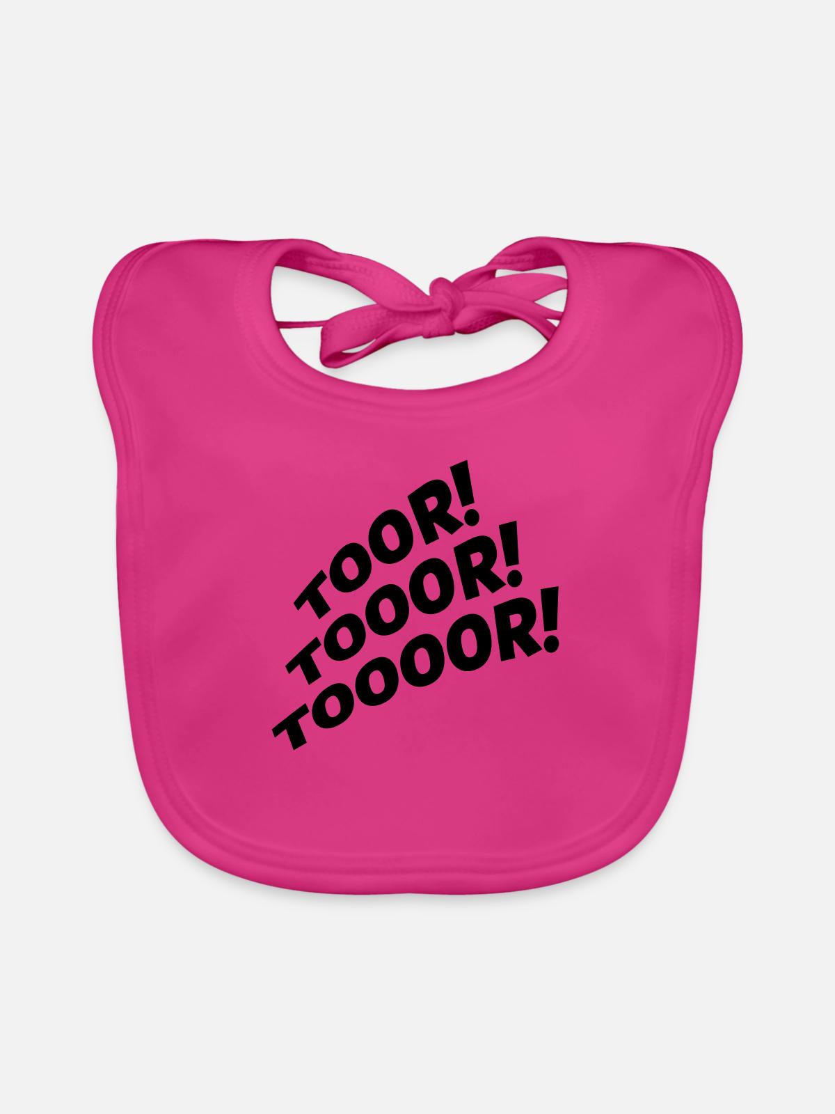 tor design - Baby Bio-Lätzchen - Fuchsia - Vorne