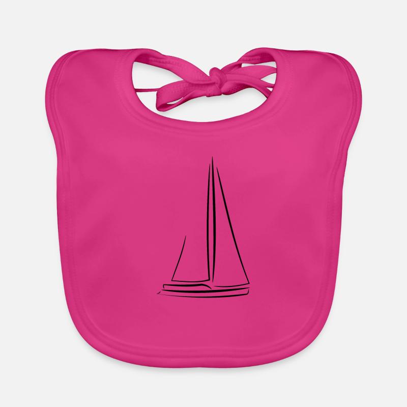 Sailboat Organic Baby Bibs