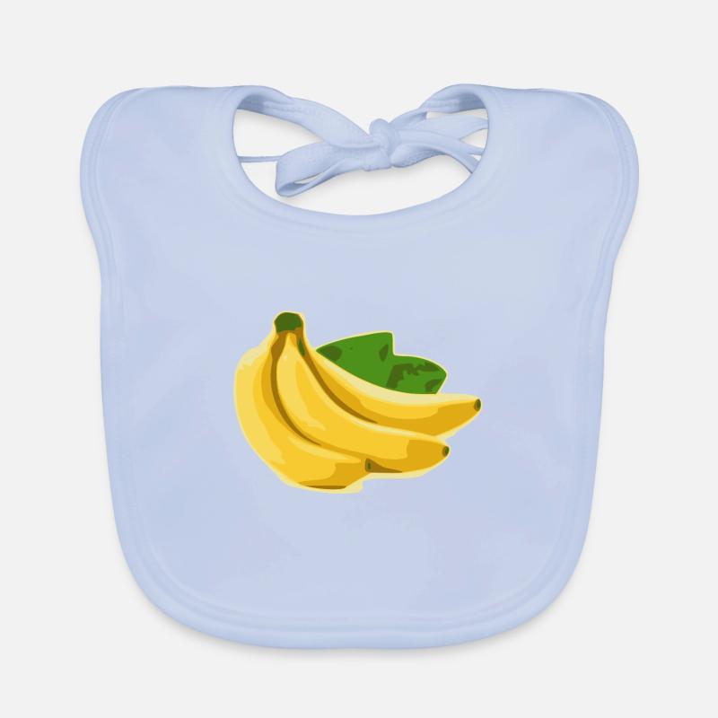 bananes Bavoir bio Bébé