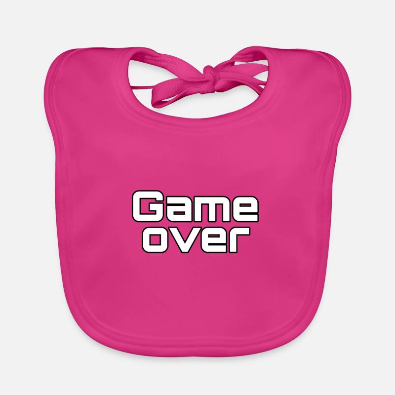 Jeu terminé - Bavoir bio Bébé - fuchsia