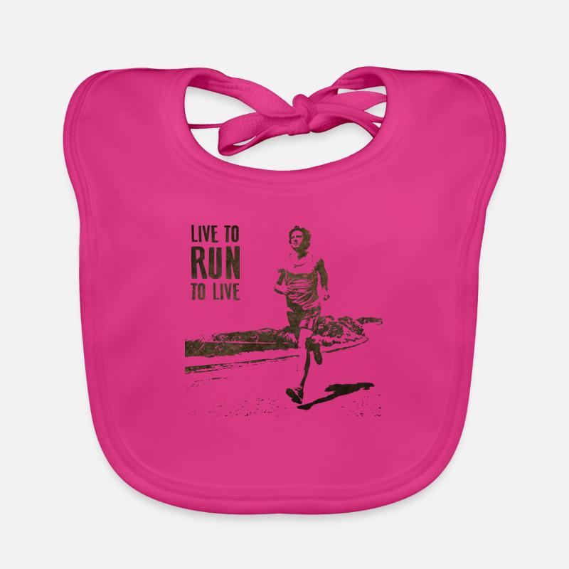 Run Organic Baby Bibs