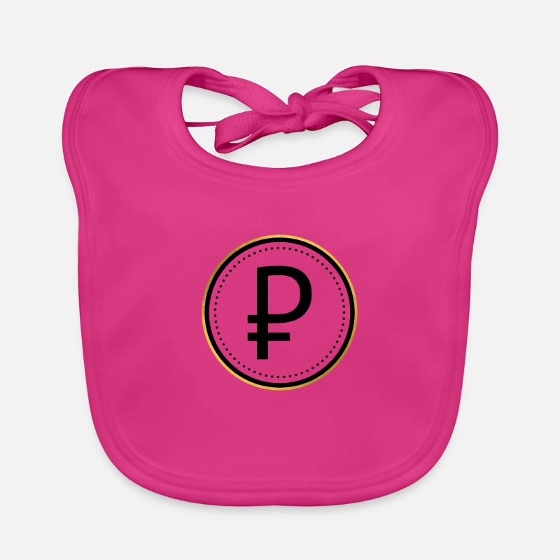 Russian ruble Organic Baby Bibs