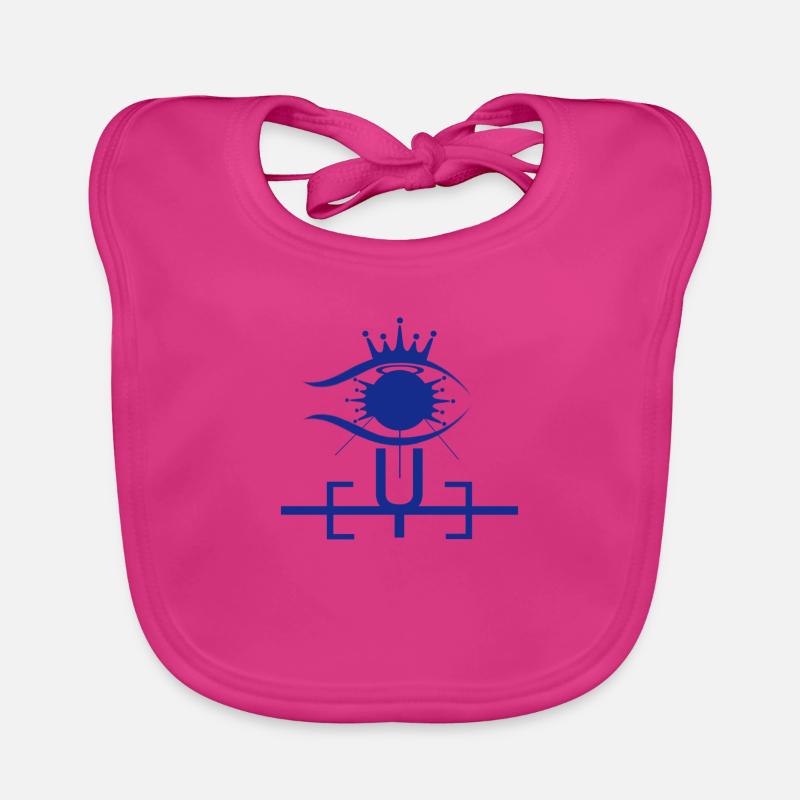 Le guide - Bavoir bio Bébé - fuchsia