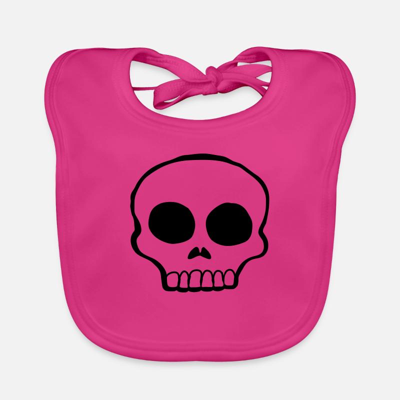 Design Skull Skeleton cool Bavoir bio Bébé