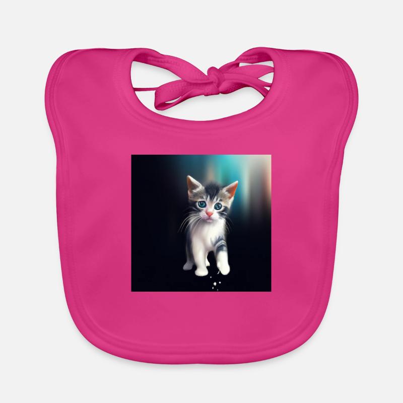 cute cat Baby Bio-Lätzchen