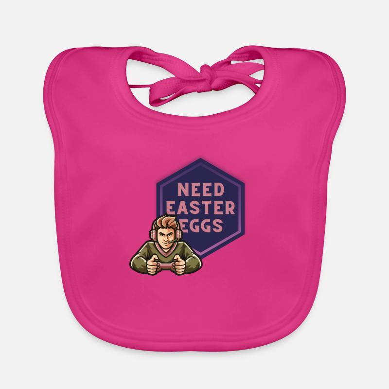 Need Easter Eggs Baby Bio-Lätzchen