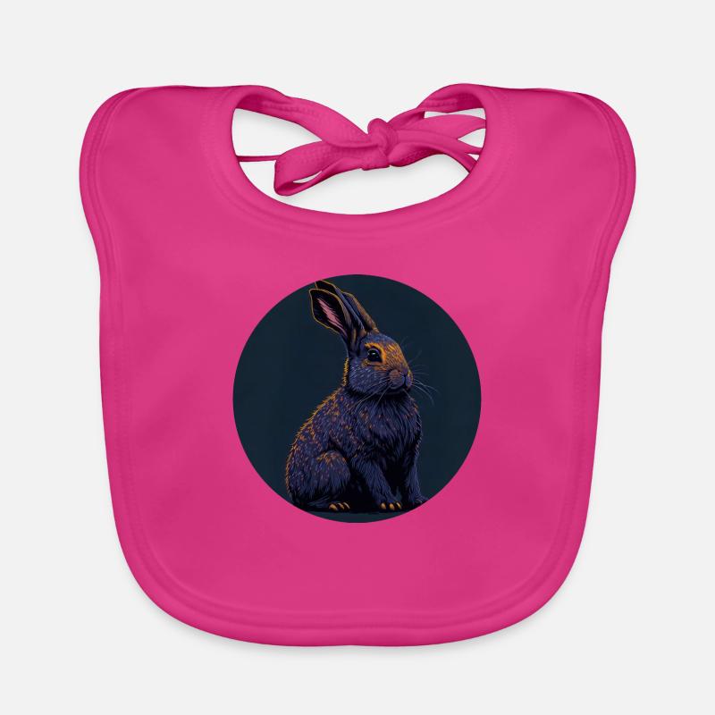 Easter Bunny Organic Baby Bibs