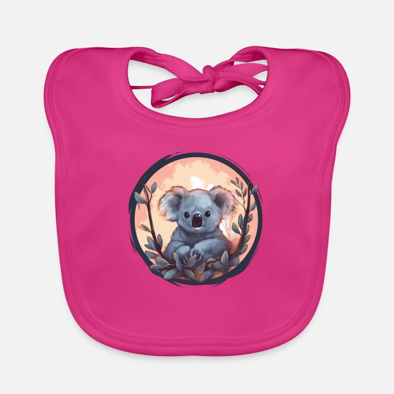 Koala mignon Bavoir bio Bébé