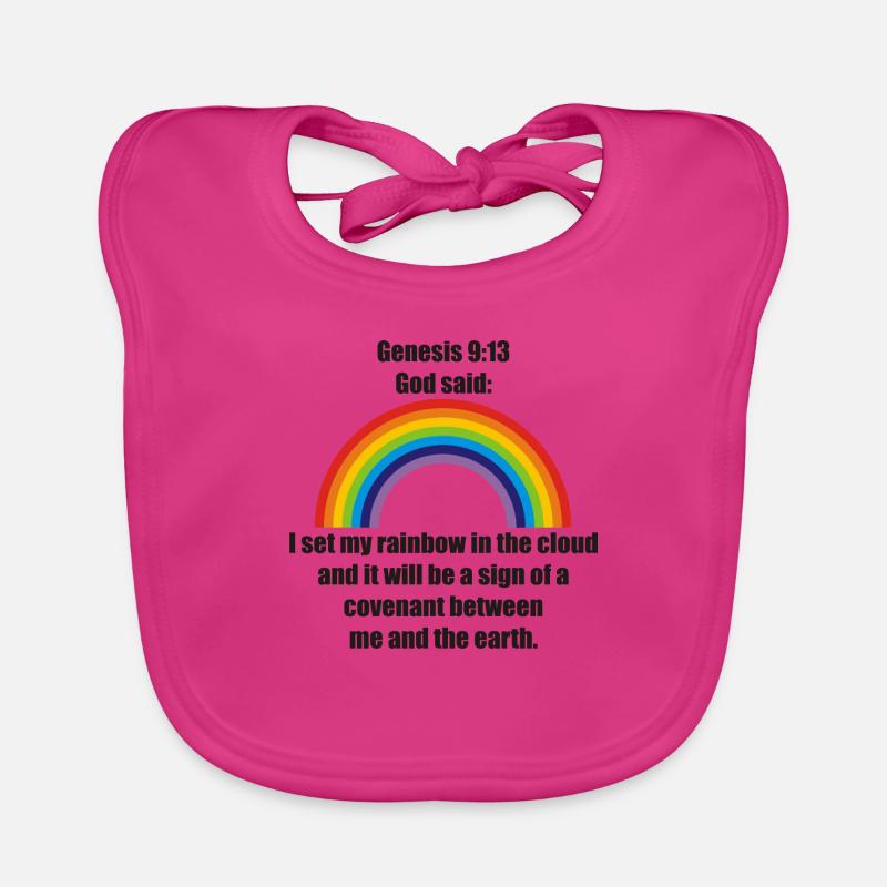 God's Rainbow Organic Baby Bibs