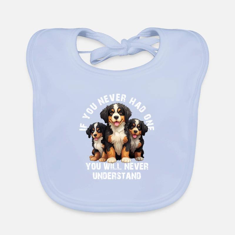 Bernese mountain dog Organic Baby Bibs