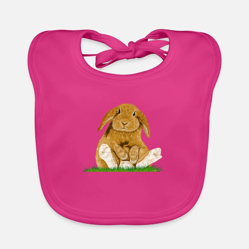 Easter Bunny Organic Baby Bibs