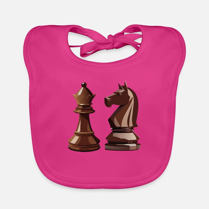 Chess pieces! Organic Baby Bibs