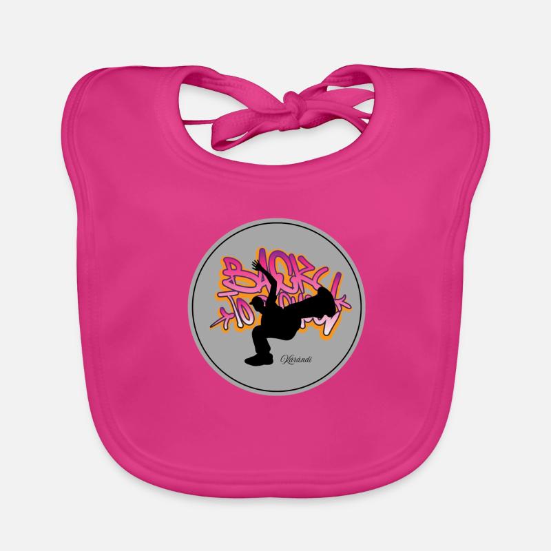 Just dance - Baby Bio-Lätzchen - Fuchsia