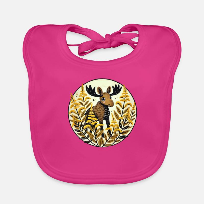 Moose Organic Baby Bibs