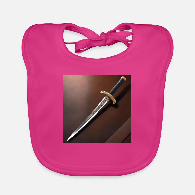 Conception d’affiche Sabre Samouraï Bavoir bio Bébé