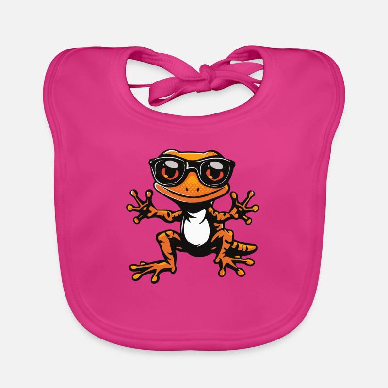 lizard gecko Organic Baby Bibs
