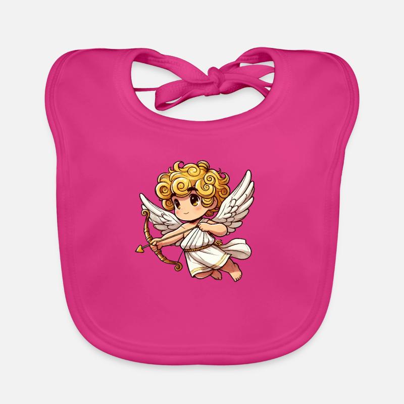 Angel Comic Cupid Organic Baby Bibs