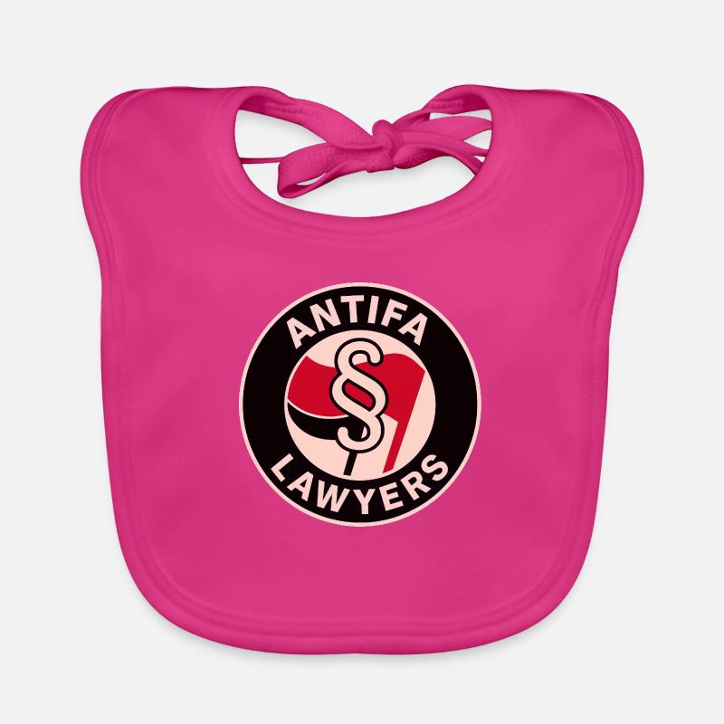 Avocats Antifa - Bavoir bio Bébé - fuchsia