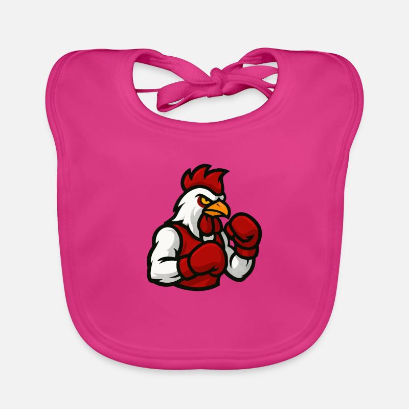 Boxer Comic Organic Baby Bibs