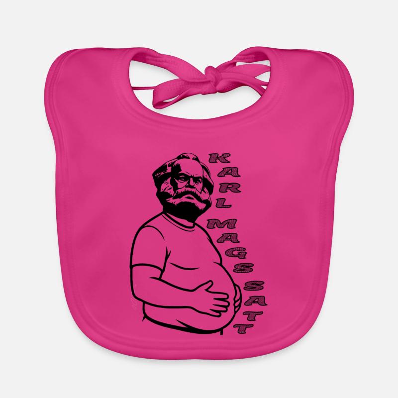 Karl Marx Fun Design Karl Mags Satt Bavoir bio Bébé
