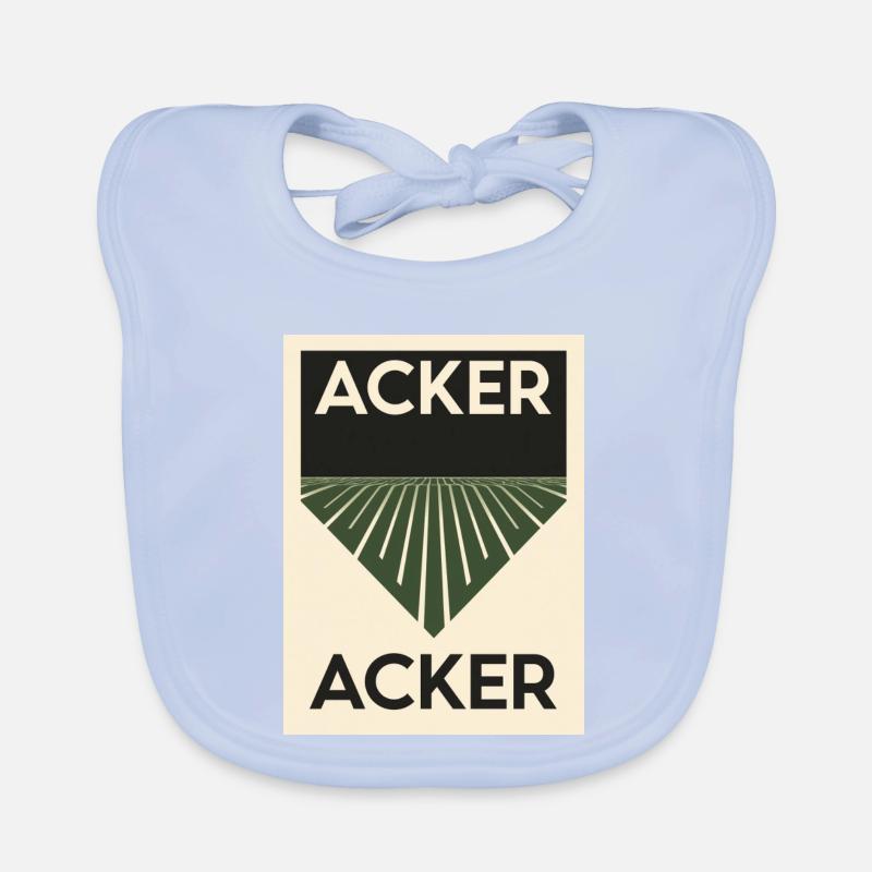 Acker minimalitisch 1930 Poster Baby Bio-Lätzchen