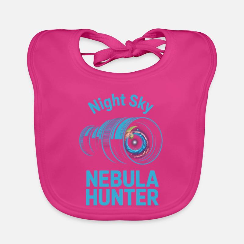 Night Sky Nebula Hunter Organic Baby Bibs