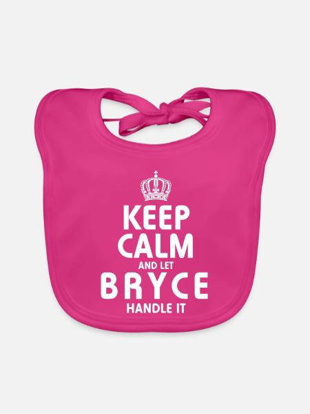 BRYCE: Regel das. - Baby Bio-Lätzchen - Fuchsia