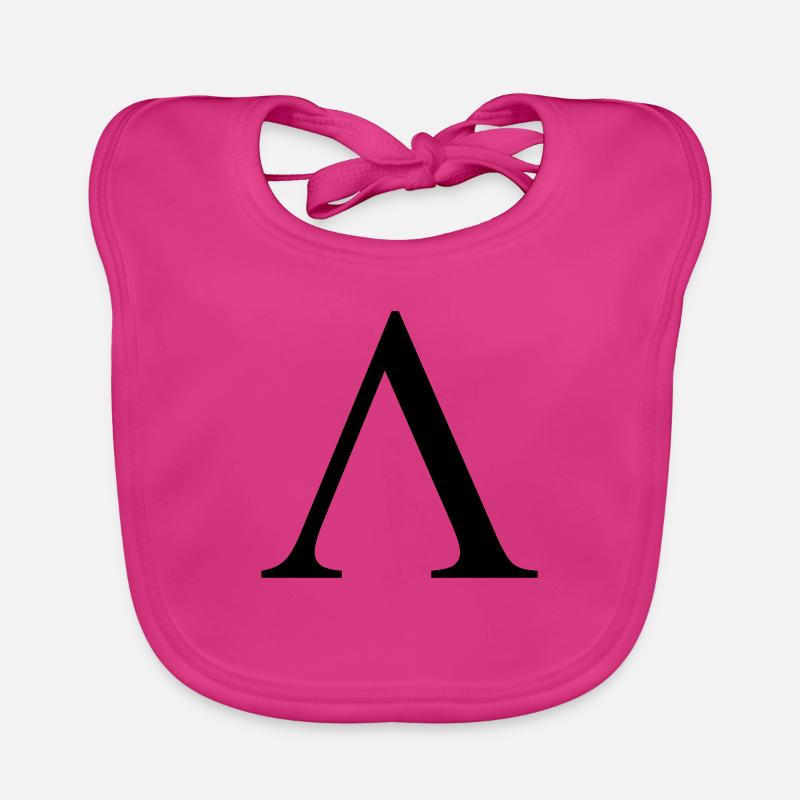 lambda greek Bavoir bio Bébé