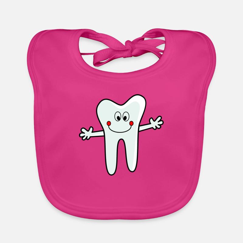Pratique dentaire dent Logo Bavoir bio Bébé
