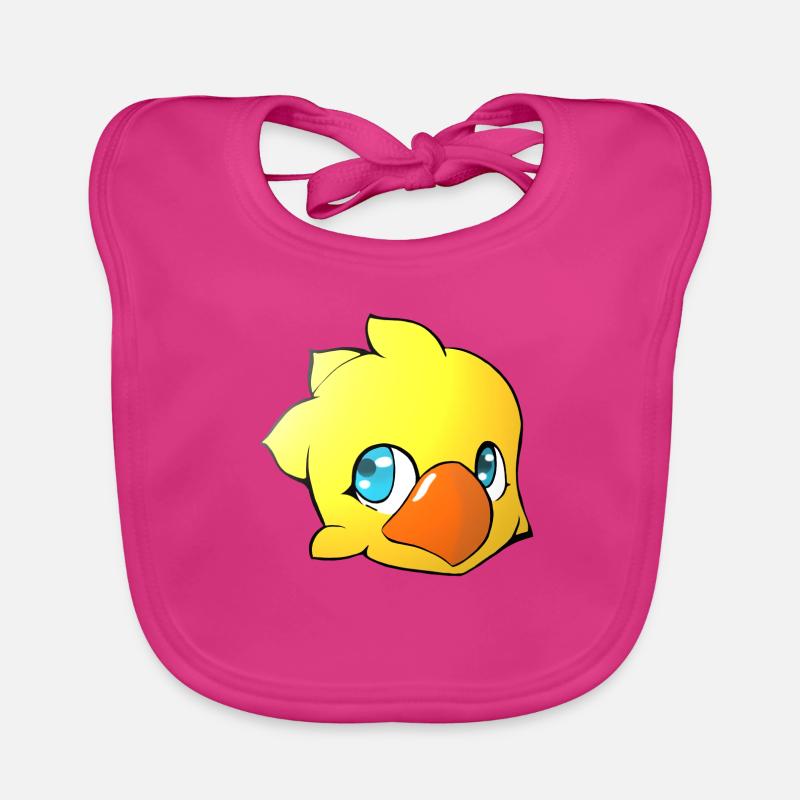 Tête_Chocobo Bavoir bio Bébé