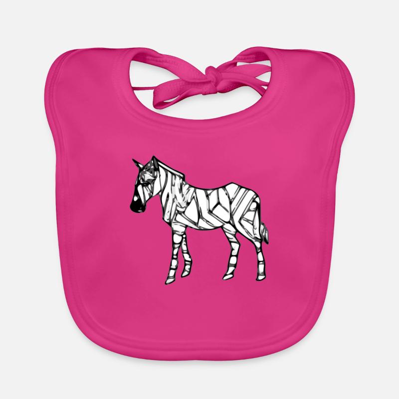 Das Zebra Baby Bio-Lätzchen